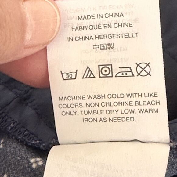 J Crew Pindot Lapel Pants Jumpsuit Women's Size 8 Navy Blue Romper - Picture 11 of 11